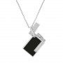 Collier Briquet S.T. Dupont Chrome et Noir