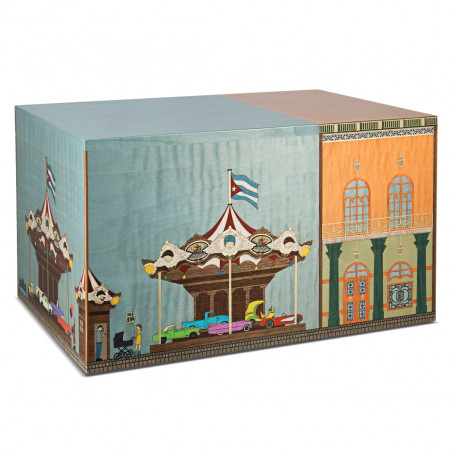 Caixa de charutos Elie Bleu Carrousel Casa Cubana - 125 charutos