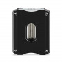 V-Cut black lacquered cigar cutter Elie Bleu