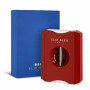 V-Cut cigar cutter Elie Bleu Red lacquered