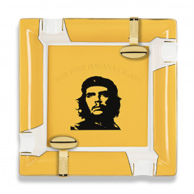 Aschenbecher für 4 Zigarren Elie Bleu Ché Gelb und Goldene Bridges