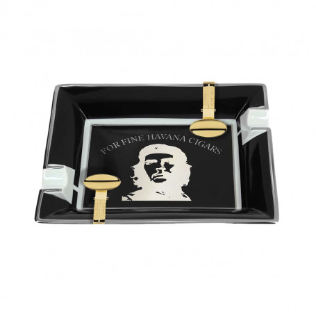 Cigar ashtray Elie Bleu Black Che and Gold Bridges