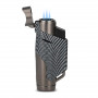 Briquet cigare triple flamme finition carbone Avento