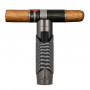 Briquet cigare triple flamme finition carbone Avento