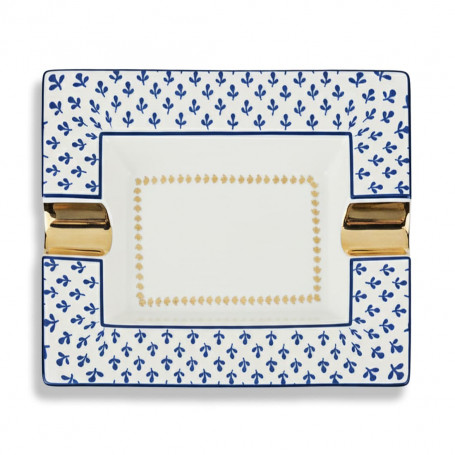 Ceramic Cigar Ashtray Floral motif
