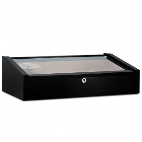 Zigarrenhumidor Vega Schwarz Deluxe