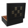 Humidor Gatsby Art Deco nero e oro