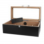 Prestige glass humidor - 120 cigars