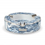 Cendrier Cigare Rond XL Vague Bleue S.T. Dupont