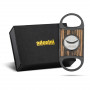 Double-blade cigar cutter Adorini ebony and metal gun
