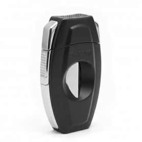 Cigar cutter Xikar Flip Double Coupe Black