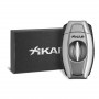 Cigar cutter Xikar Flip Double Coupe Chrome