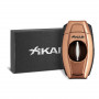 Cigar cutter Xikar Flip Double Coupe Bronze