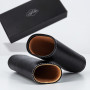 El Macho black 2-cigar case