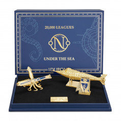 Juego de mechero y bolígrafo S.T. Dupont 20000 leguas de viaje submarino Mobilis - Edición limitada