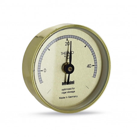 Round Golden Thermometer