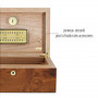 Humidor Adorini Grande Deluxe Loupe d'Orme