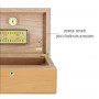 Humidor Adorini Grande Deluxe aus europäischem Ahornholz