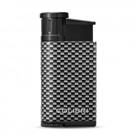 Encendedor Tempête Colibri Evo Carbono Blanco Plata