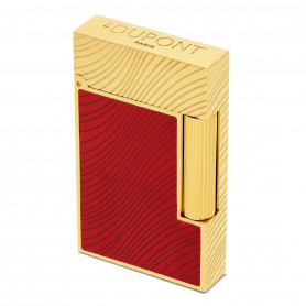 Briquet S.T. Dupont Ligne 2 Horse Mane Rouge et Doré