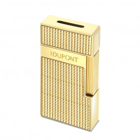Goldene Diamantspitzen-Edition des Feuerzeugs S.T. Dupont Biggy