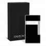 Design preto com detalhes cromados para o isqueiro Slimmy S.T. Dupont