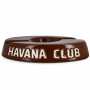 Cenicero Havana Club El Socio en cerámica marrón