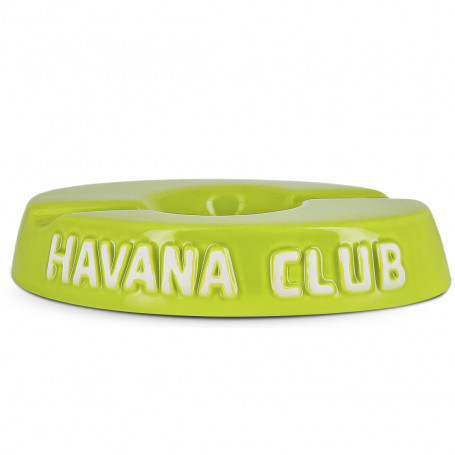 Ceramic Cigar Ashtray Double Green