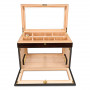 Zigarren Humidor Adorini Portico Deluxe Braun