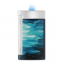 Isqueiro « S.T. Dupont » Slim 7 Geode azul e cromado
