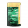 S.T. Dupont Slim 7 Lighter—Green and Gold Geode