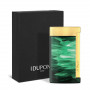 S.T. Dupont Slim 7 Lighter—Green and Gold Geode