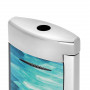Accendino S.T. Dupont o MiniJet Geode blu e cromato