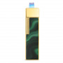 Briquet S.T. Dupont Twiggy Géode vert et doré