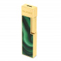 S.T. Dupont: mechero Twiggy Geoda verde y dorado