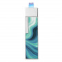 S.T. Dupont 's Twiggy Geode Lighter in Blue and Chrome