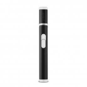 Encendedor Torch S.T. Dupont, plateado y negro