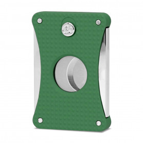 Coupe-cigare Caseti Paris vert double lame