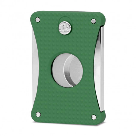 Caseti Paris Green Double-Blade Cigar Cutter