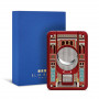 Coupe-cigare Elie Bleu double lame Casa Cubana Cienfuegos rouge